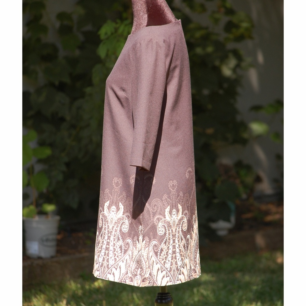 Banana Republic Brown and Paisley Dress - Picture 5 of 6